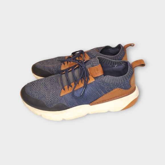 Mens Cole Haan Zerogrand All-Day Stitchlite Trainers Blue & Brown Sneakers 11M - Picture 3 of 11